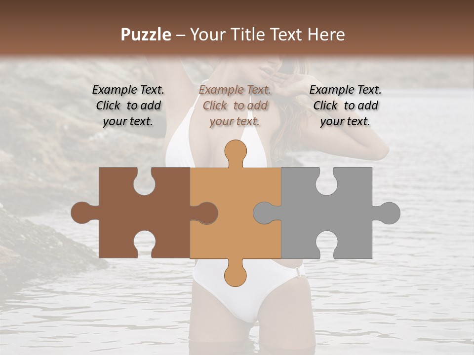 Nature Tan Ocean PowerPoint Template