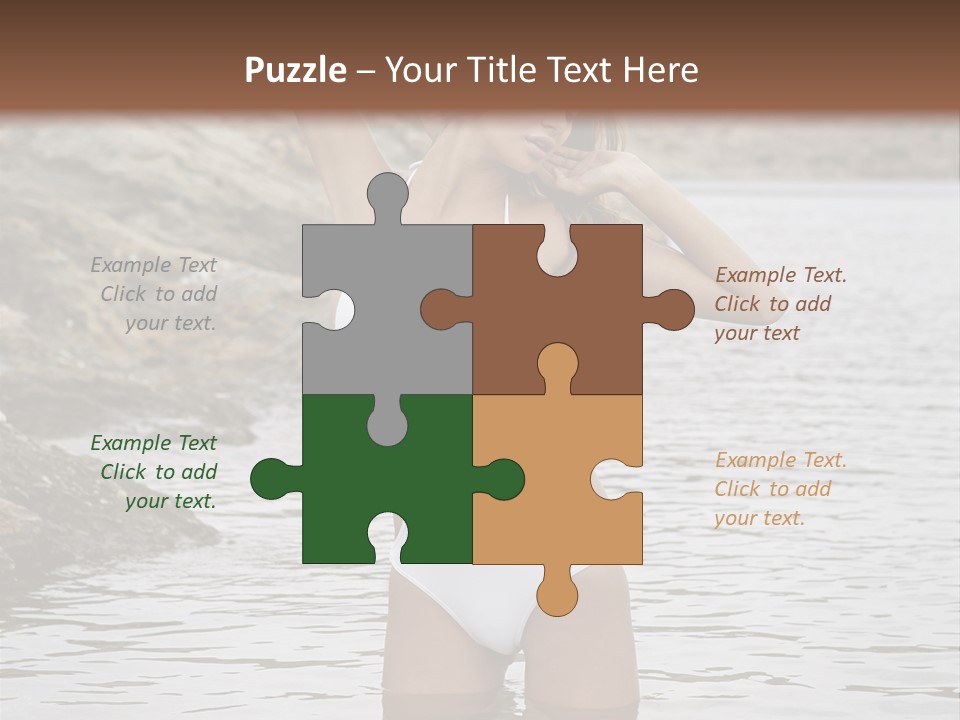 Nature Tan Ocean PowerPoint Template