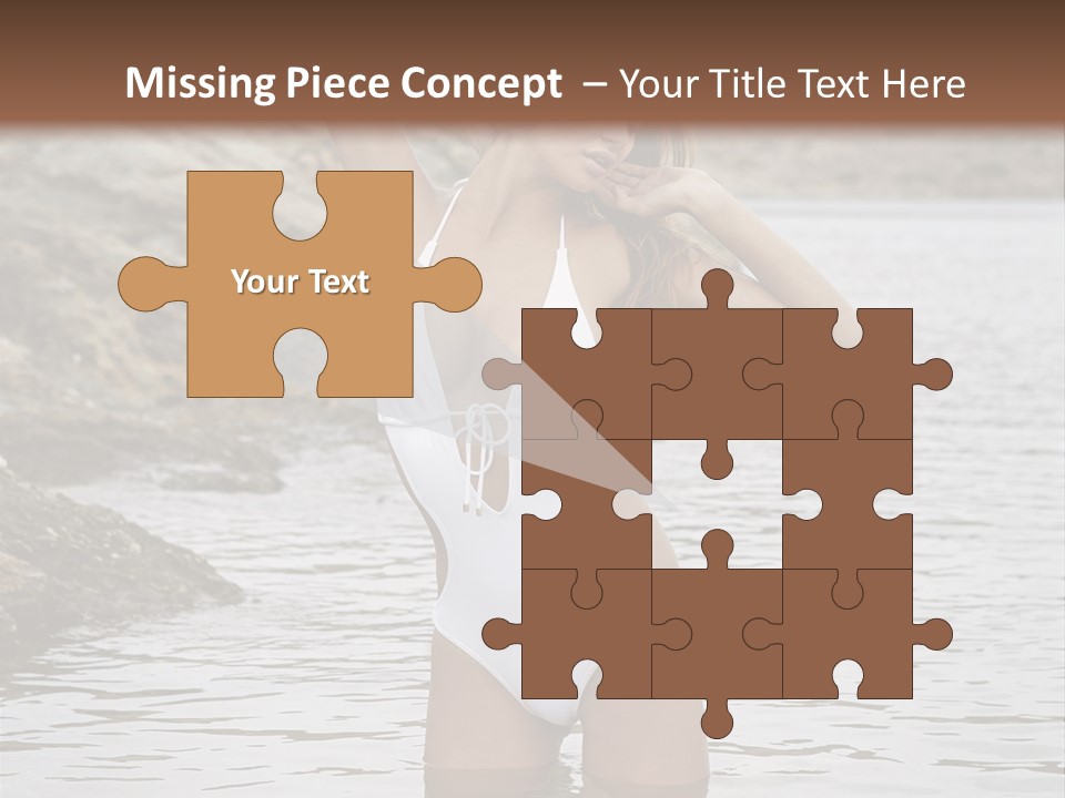 Nature Tan Ocean PowerPoint Template