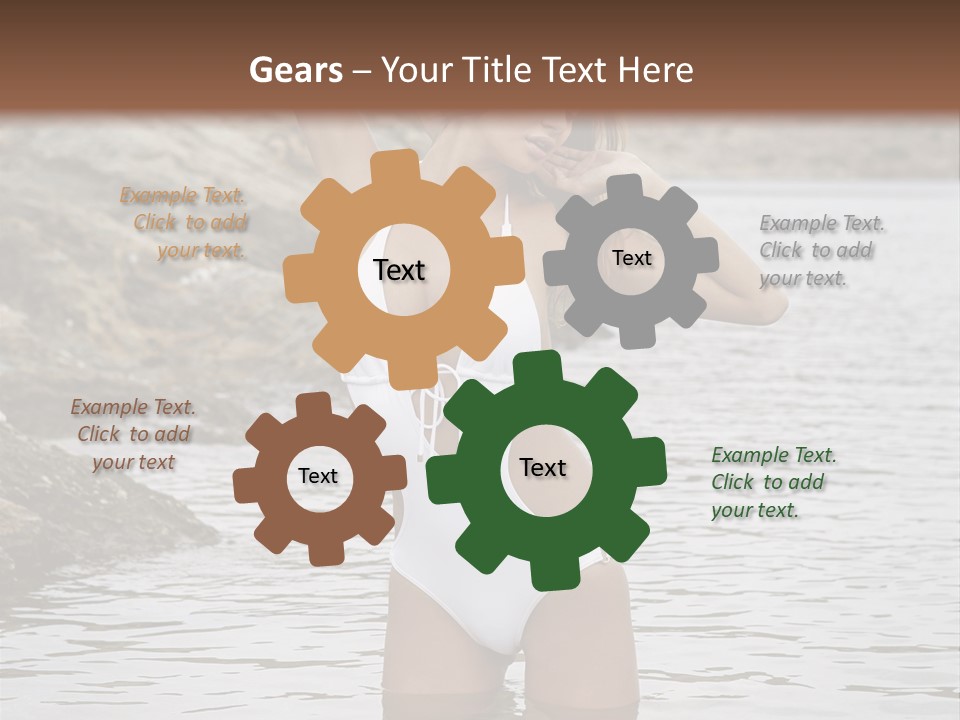 Nature Tan Ocean PowerPoint Template