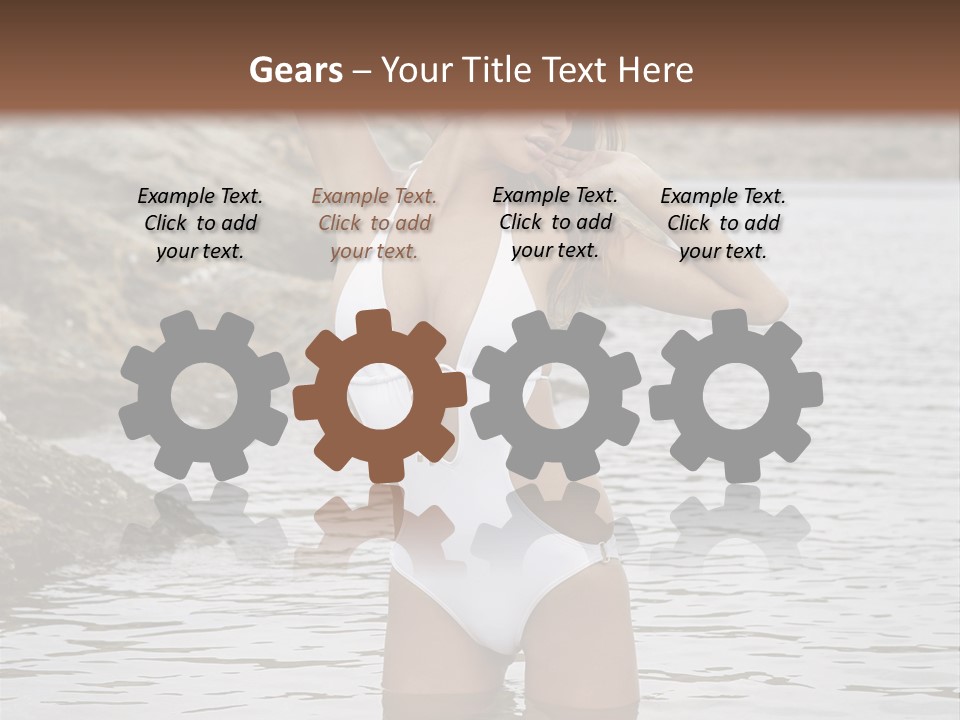 Nature Tan Ocean PowerPoint Template