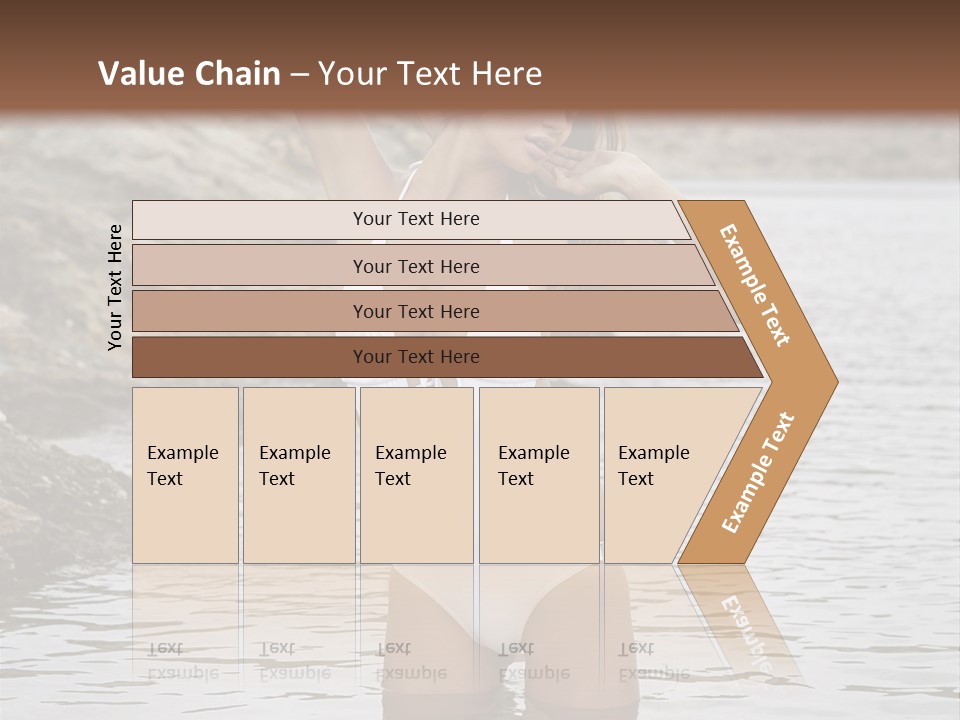 Nature Tan Ocean PowerPoint Template