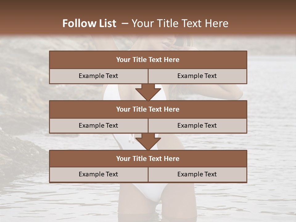 Nature Tan Ocean PowerPoint Template