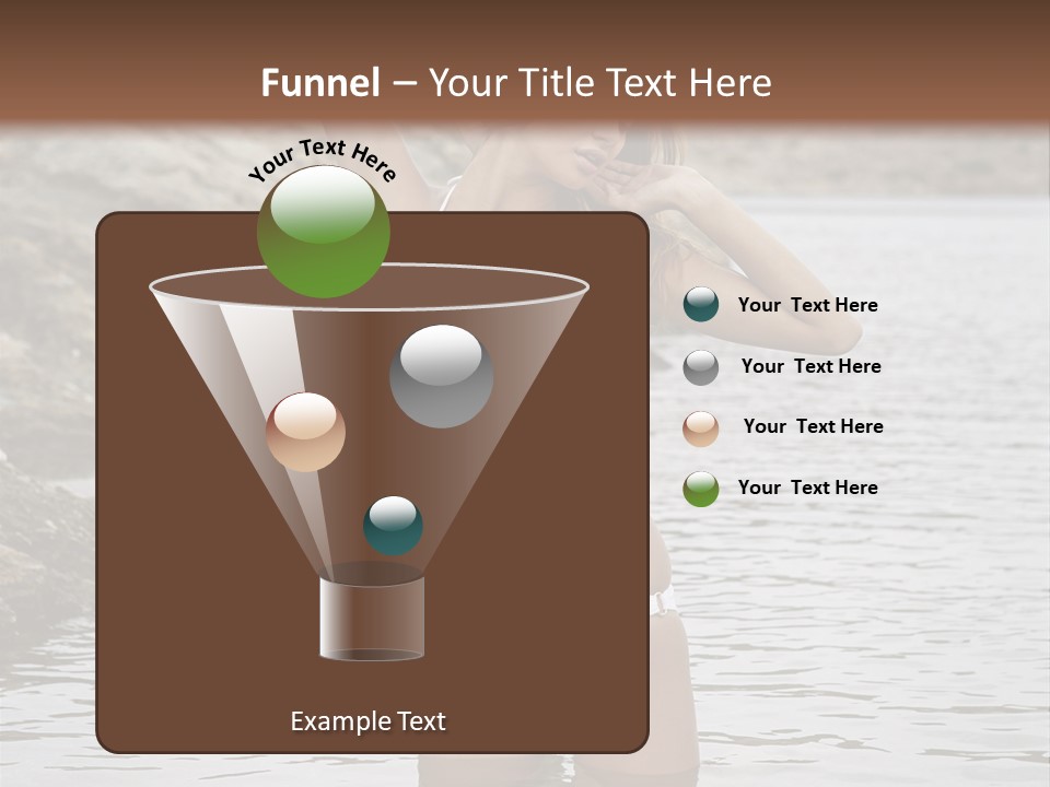 Nature Tan Ocean PowerPoint Template