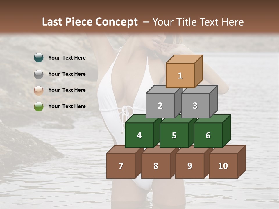 Nature Tan Ocean PowerPoint Template