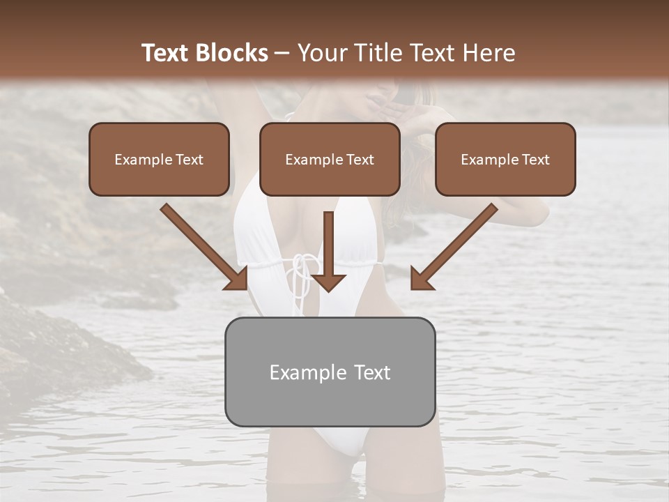 Nature Tan Ocean PowerPoint Template