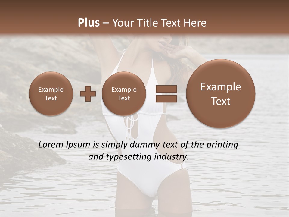 Nature Tan Ocean PowerPoint Template