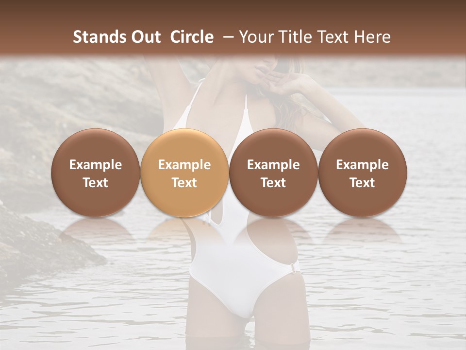 Nature Tan Ocean PowerPoint Template