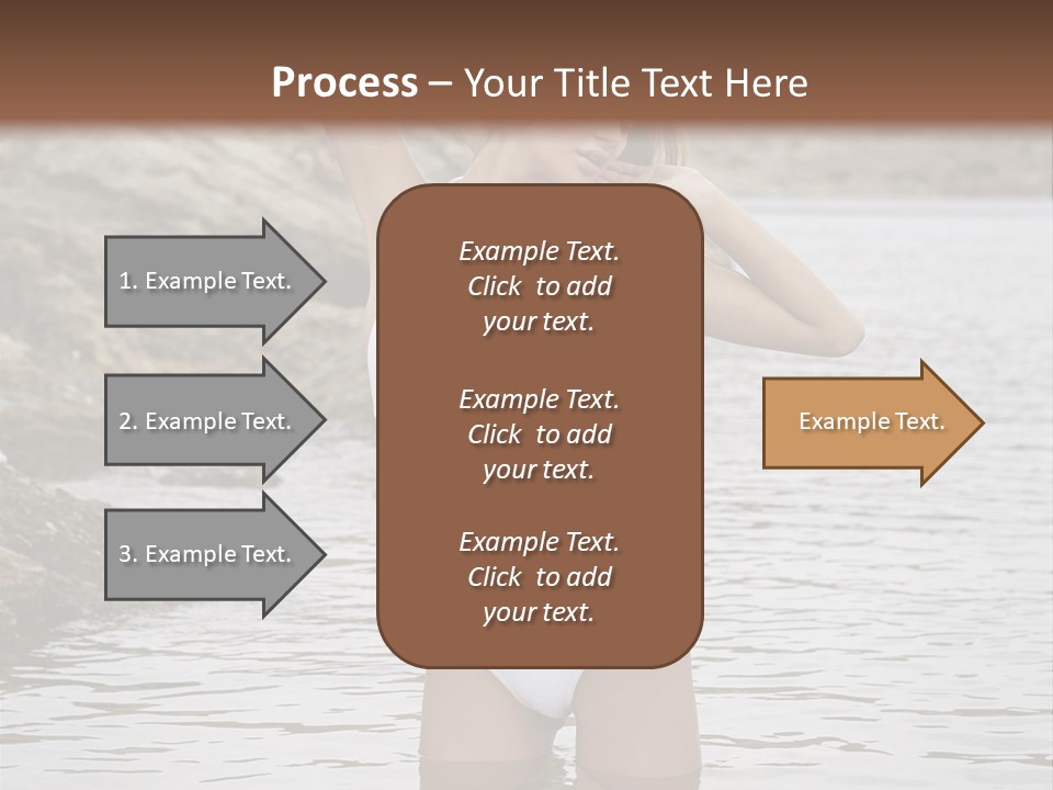 Nature Tan Ocean PowerPoint Template