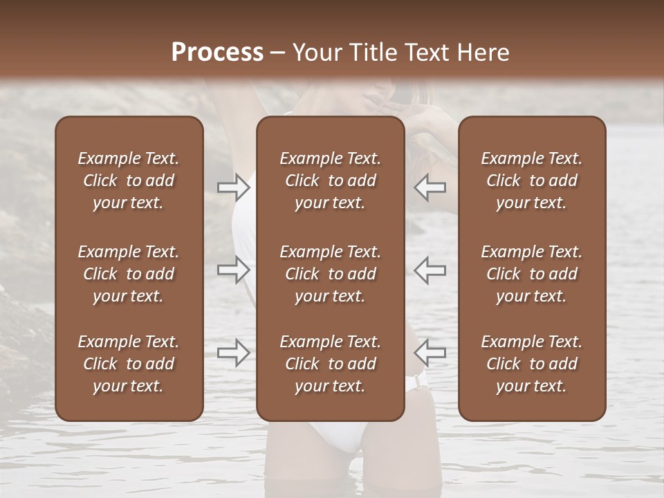 Nature Tan Ocean PowerPoint Template