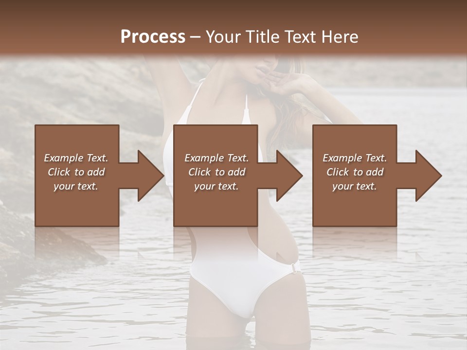 Nature Tan Ocean PowerPoint Template