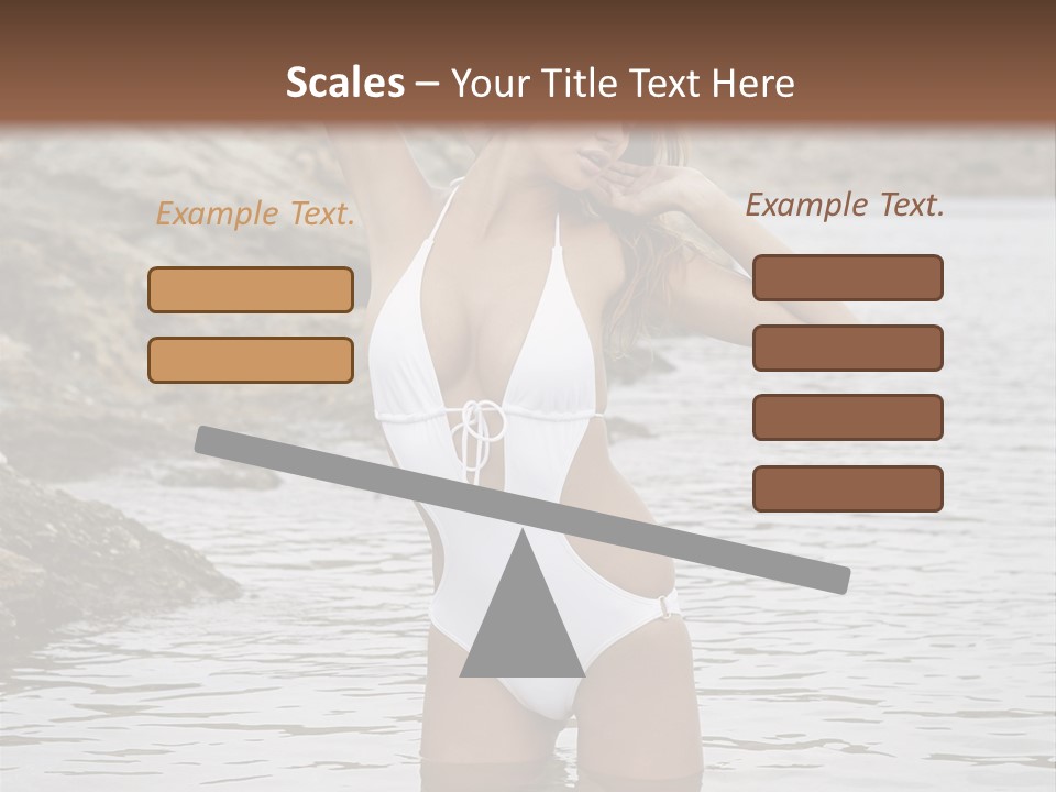 Nature Tan Ocean PowerPoint Template