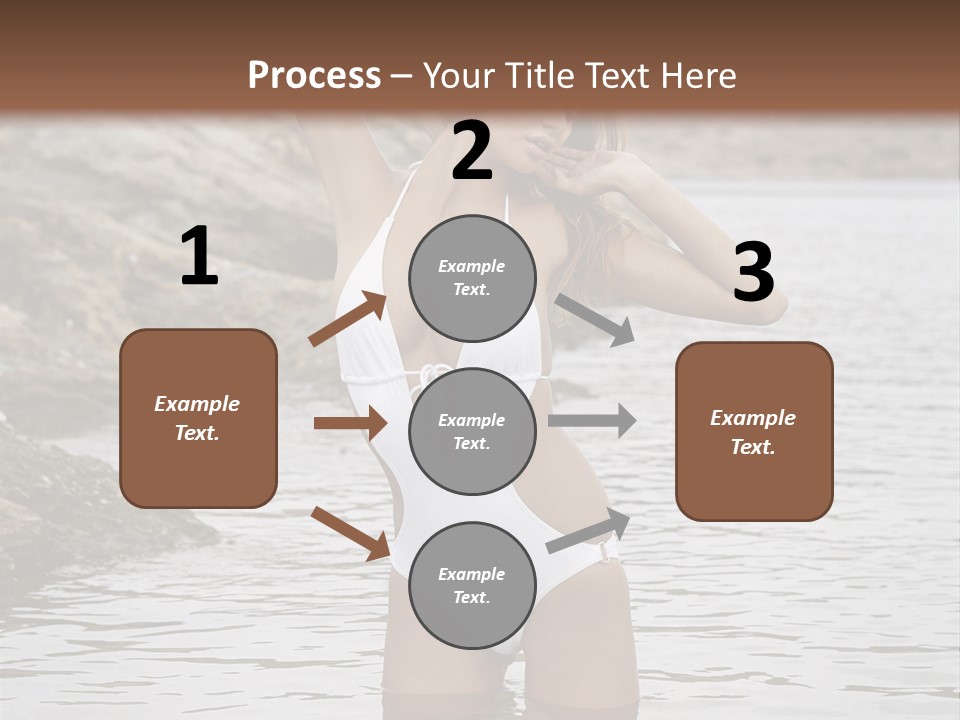 Nature Tan Ocean PowerPoint Template