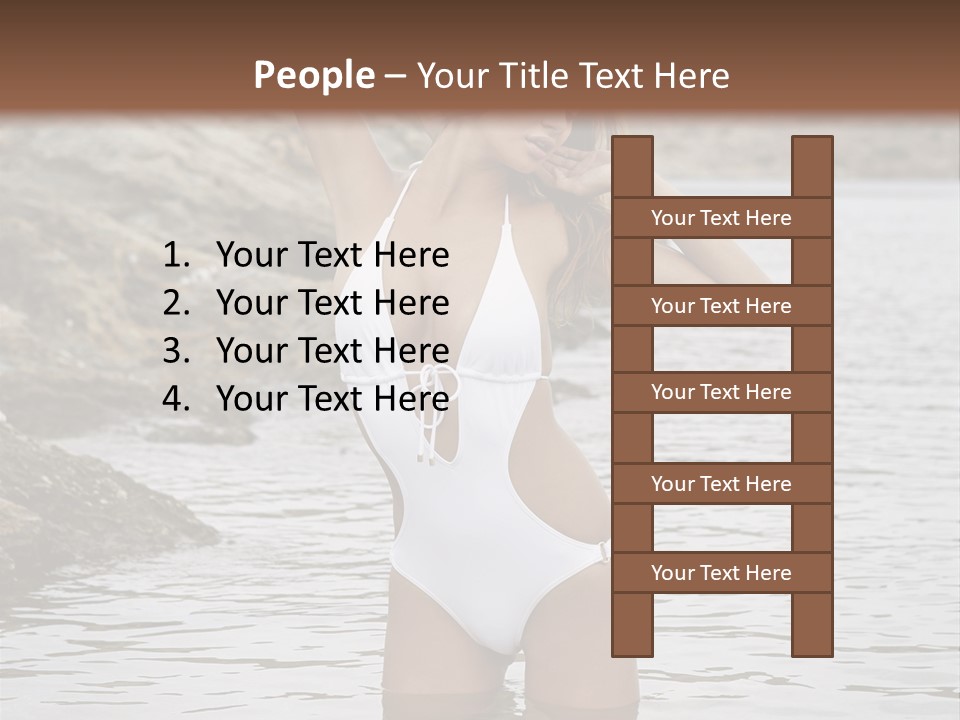 Nature Tan Ocean PowerPoint Template