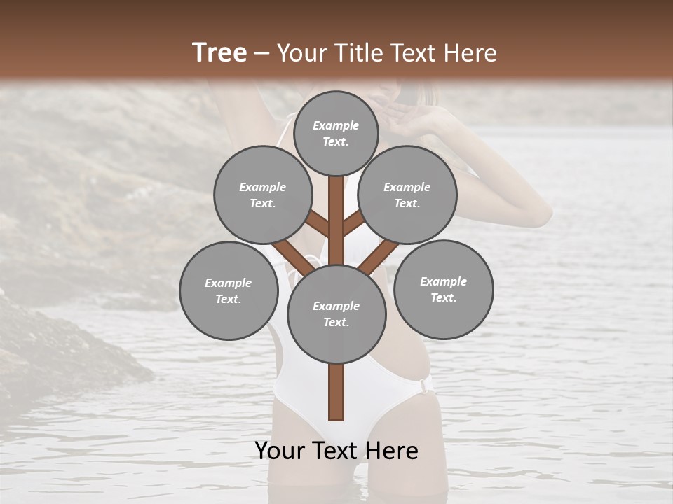 Nature Tan Ocean PowerPoint Template