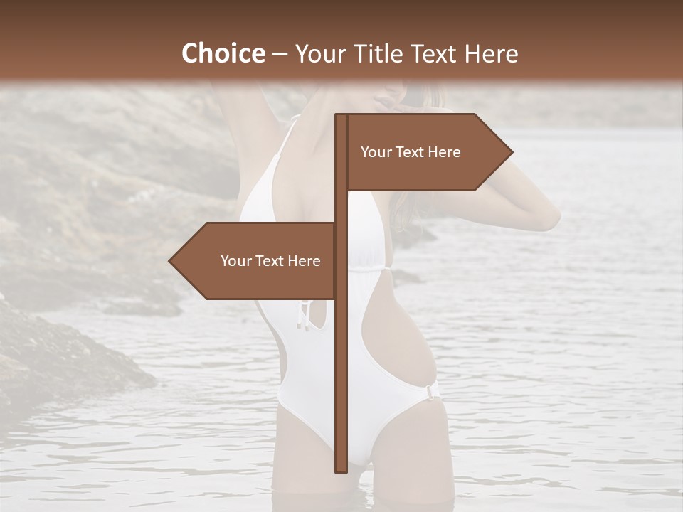 Nature Tan Ocean PowerPoint Template
