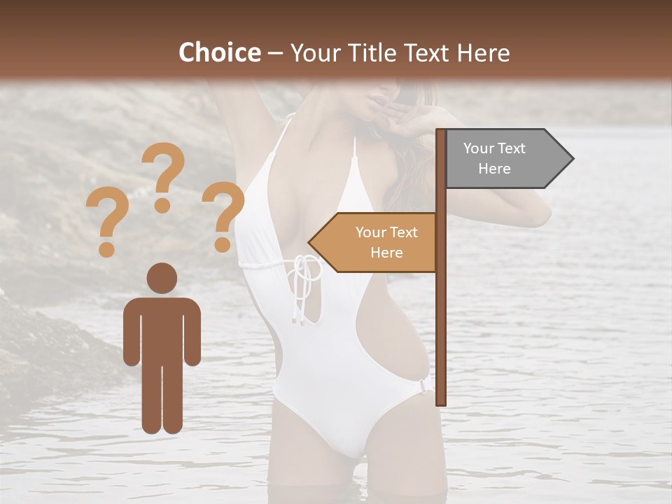 Nature Tan Ocean PowerPoint Template