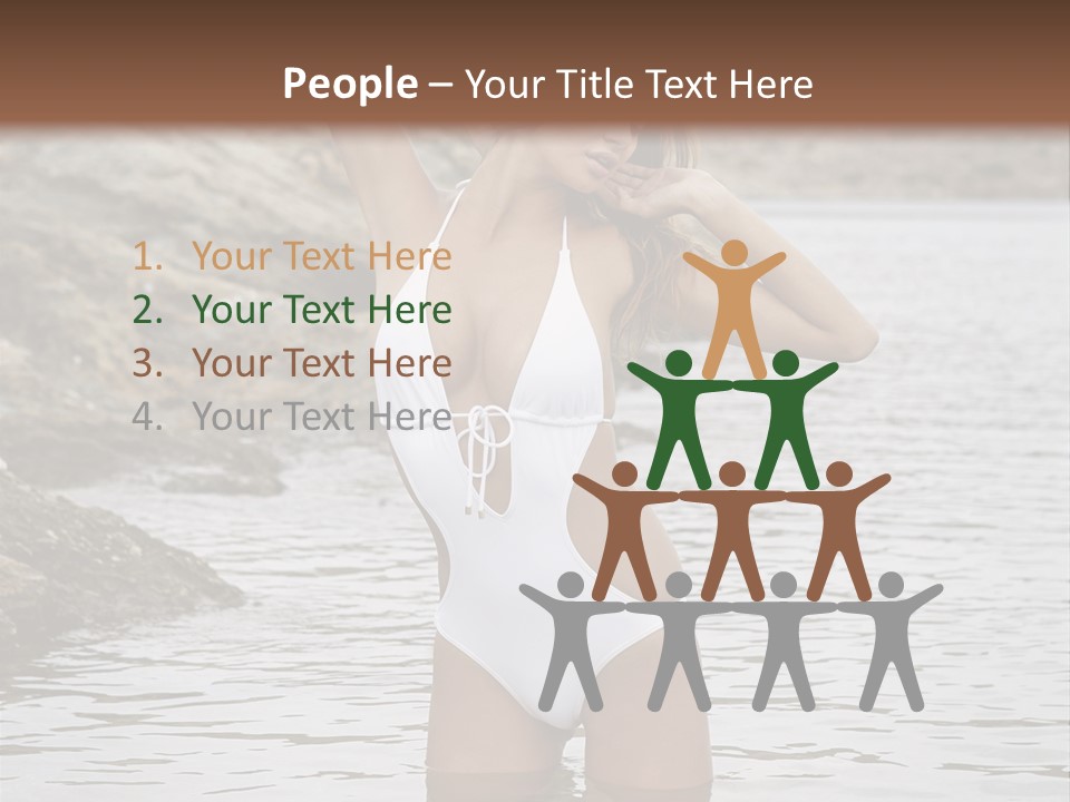 Nature Tan Ocean PowerPoint Template