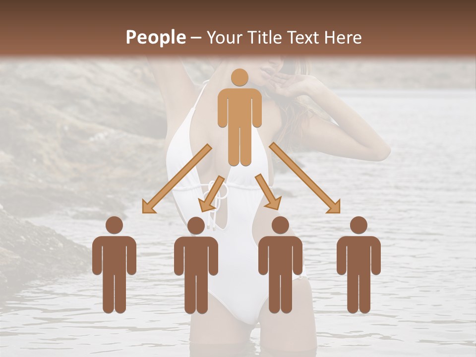 Nature Tan Ocean PowerPoint Template