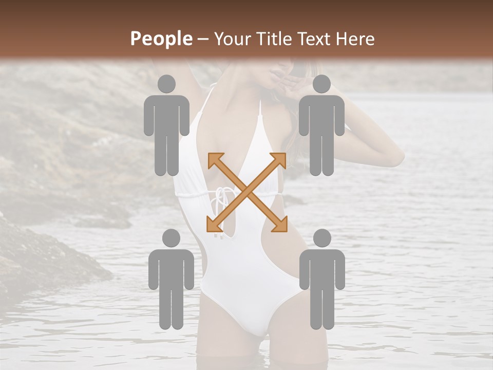 Nature Tan Ocean PowerPoint Template