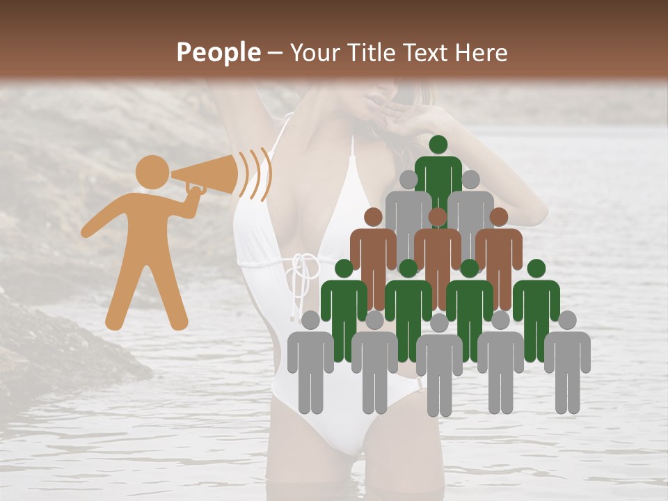 Nature Tan Ocean PowerPoint Template