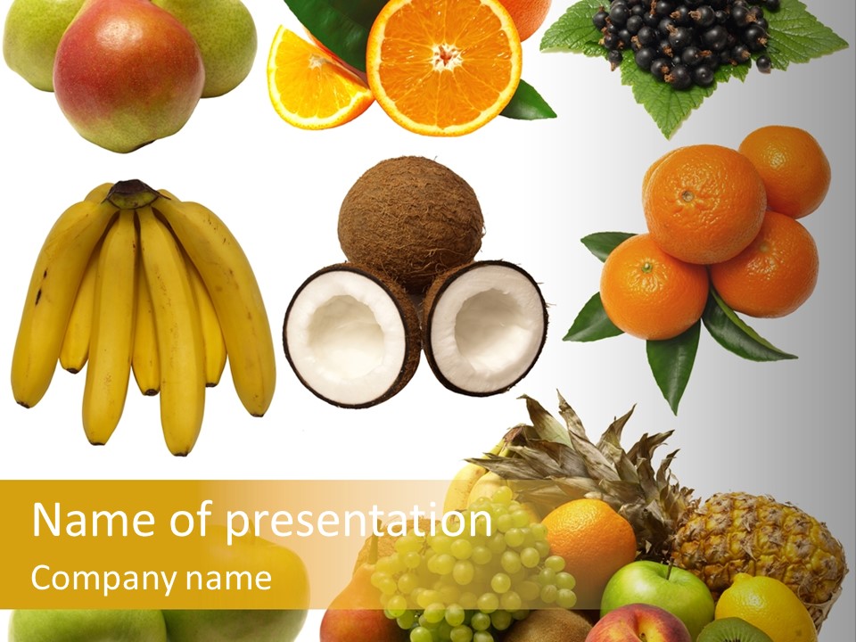 Diet For Diabetes PowerPoint Template