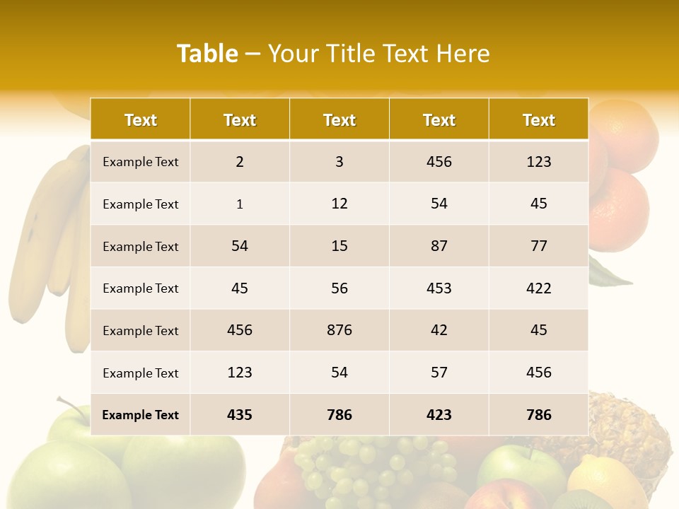Diet For Diabetes PowerPoint Template