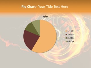 Tire On Fire PowerPoint Template