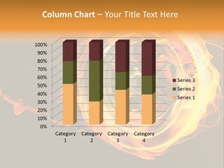 Tire On Fire PowerPoint Template