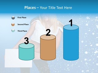 Blonde Human Dreaming PowerPoint Template