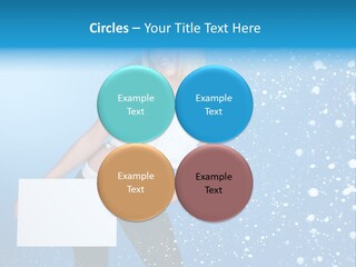 Blonde Human Dreaming PowerPoint Template