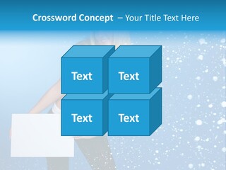 Blonde Human Dreaming PowerPoint Template