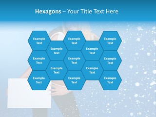 Blonde Human Dreaming PowerPoint Template