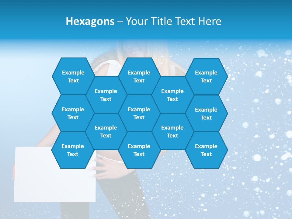 Blonde Human Dreaming PowerPoint Template