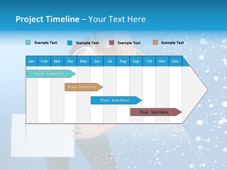 Blonde Human Dreaming PowerPoint Template