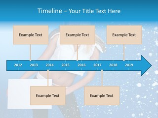 Blonde Human Dreaming PowerPoint Template