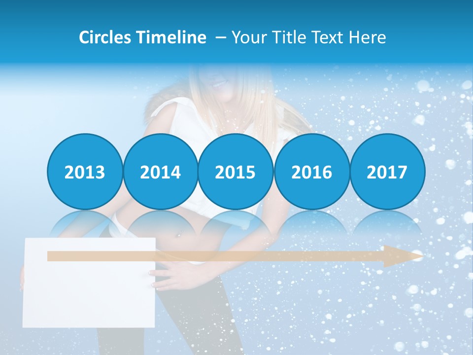 Blonde Human Dreaming PowerPoint Template