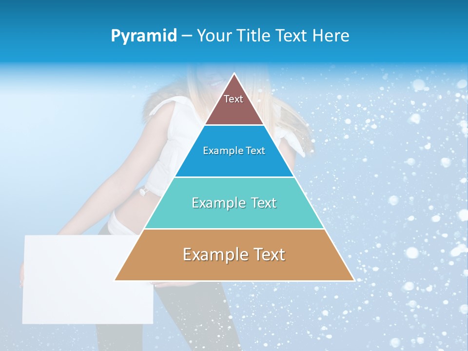 Blonde Human Dreaming PowerPoint Template