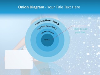 Blonde Human Dreaming PowerPoint Template
