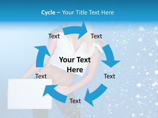 Blonde Human Dreaming PowerPoint Template