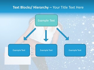 Blonde Human Dreaming PowerPoint Template