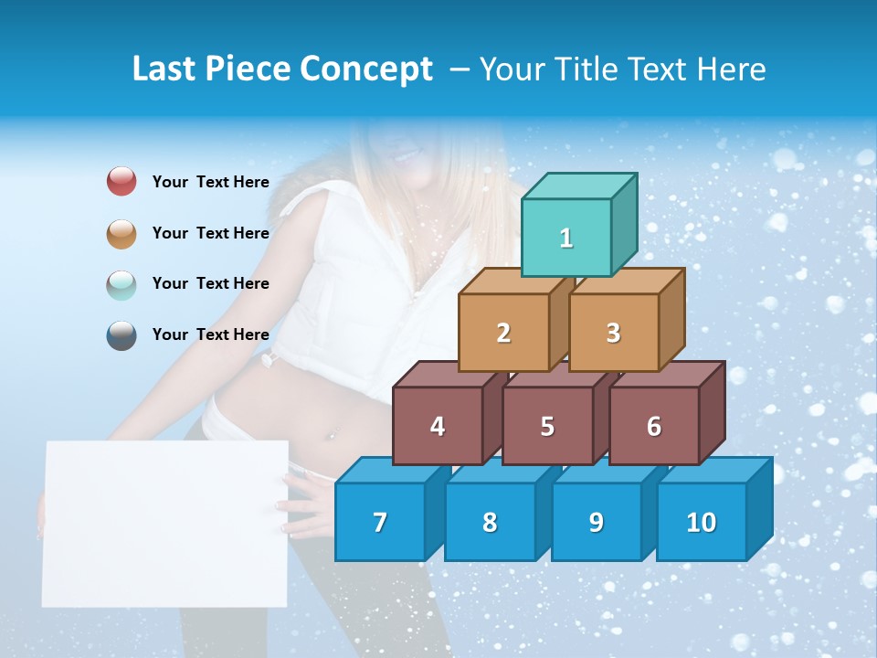 Blonde Human Dreaming PowerPoint Template