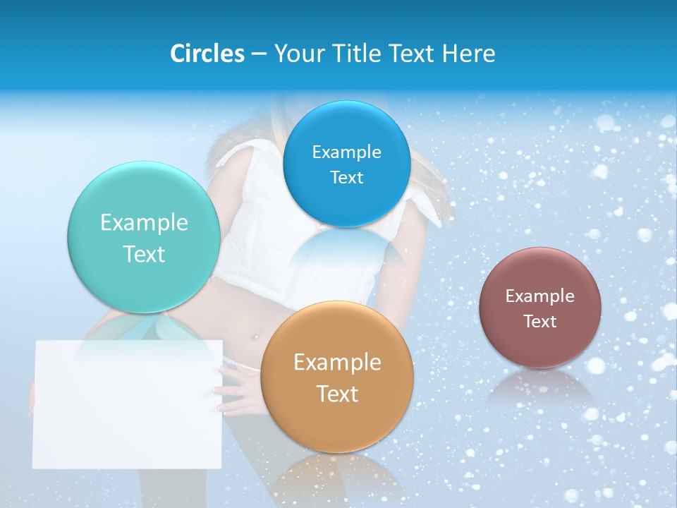 Blonde Human Dreaming PowerPoint Template
