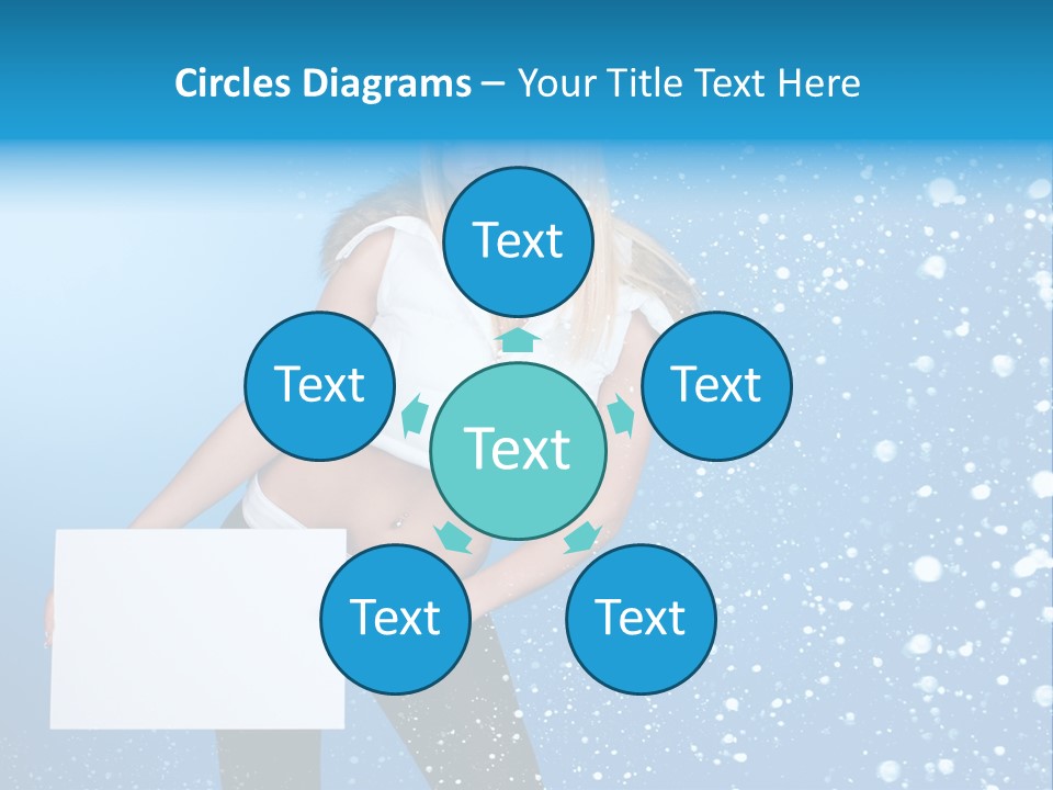 Blonde Human Dreaming PowerPoint Template