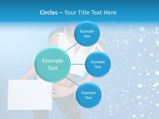 Blonde Human Dreaming PowerPoint Template