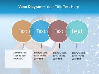 Blonde Human Dreaming PowerPoint Template
