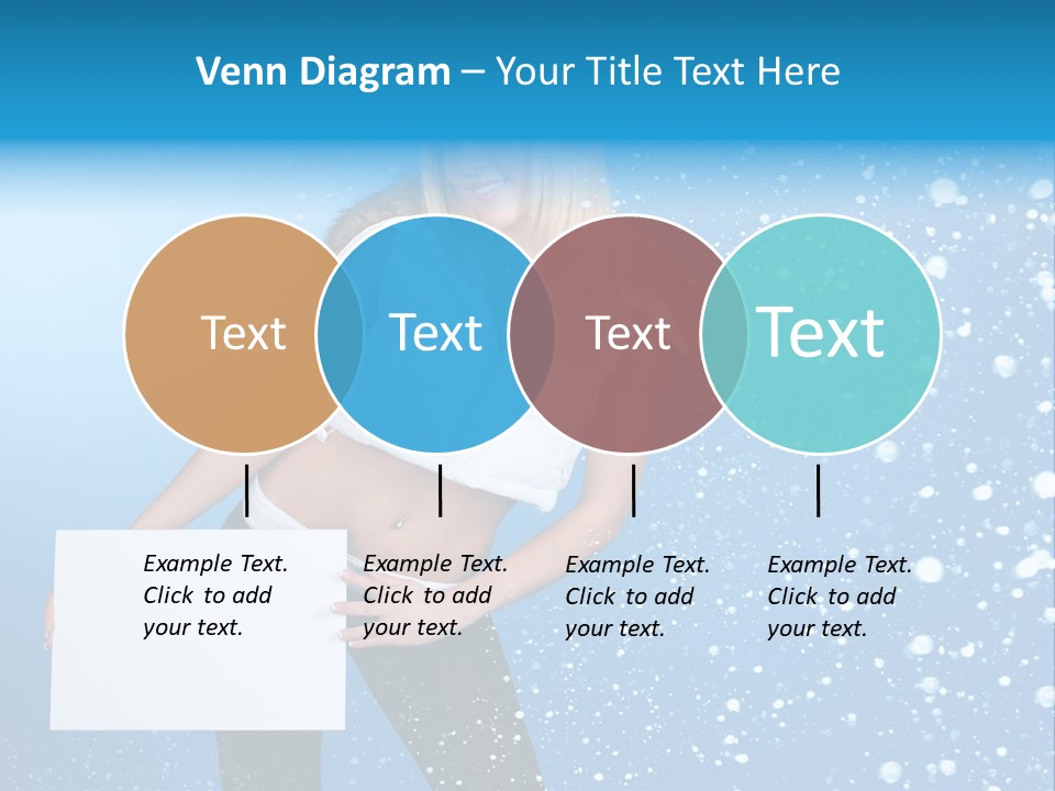 Blonde Human Dreaming PowerPoint Template