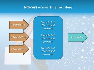Blonde Human Dreaming PowerPoint Template