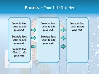 Blonde Human Dreaming PowerPoint Template