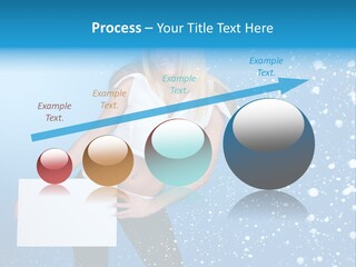 Blonde Human Dreaming PowerPoint Template